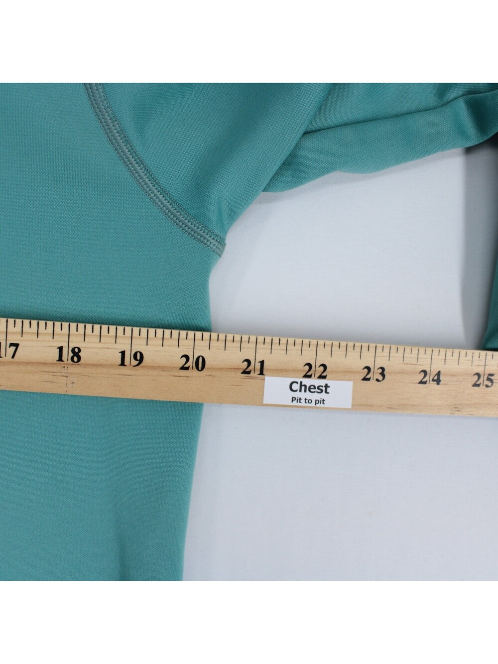 Patagonia Text Logo PolyCycle Hoodie Mens M Teal Pullover Fleece Sweatshirt - Picture 8 of 15